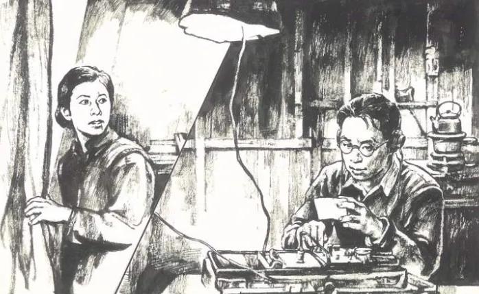 上海解放前，联络员接到一份电报，通过一细节推测发报员身处险境__上海解放前，联络员接到一份电报，通过一细节推测发报员身处险境