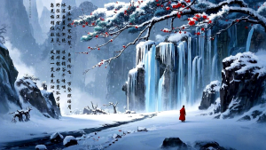 蝶恋花·秦岭冬景-Stars柳岸晚风